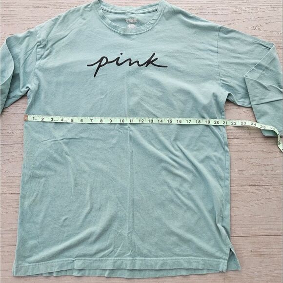 PINK TSHIRT long sleeve Everyday Campus seafoam green medium - Picture 8 of 11